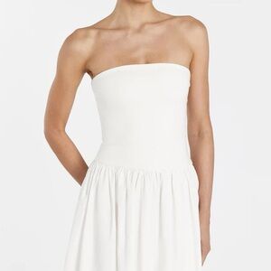 DISSH Sophie White Strapless Dress